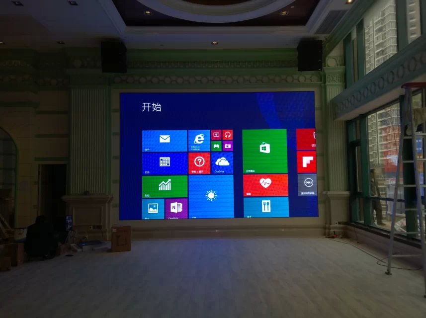 渝北澳維酒店室內P5全彩顯示屏