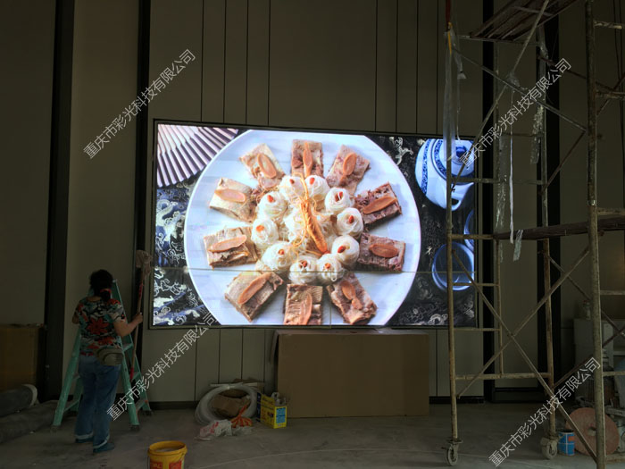 榮安地產P3室內全彩顯示屏